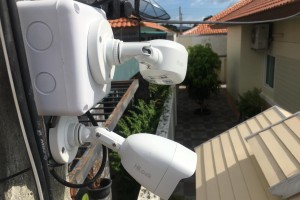 [Solutions] งานติดตั้งระบบ CCTV 4 จุดภายในบ้าน