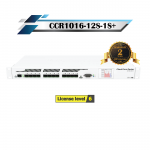 MikroTik รุ่น CCR1016-12S-1S+ ซีพียู 16 cores x 1.2 GHz แรม 2GB รองรับ SFP 12 ports (1.25G) และ SFP 1 port (10G) พร้อมชุด Power supple แบบ Dual