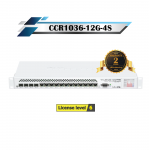 MikroTik รุ่น CCR1036-12G-4S ซีพียู 36 cores x 1.2 GHz แรม 4GB (ใส่เพิ่มได้) พอร์ต LAN แบบ Gigabit ทำงานแยกอิสระ พร้อม SFP 4 Ports รองรับได้ถึง 24ล้าน PPS ที่ 16Gbps 