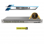 MikroTik รุ่น RB1100AHx4 ซีพียู 4 cores x 1.4 GHz พร้อมชุด Power supple แบบ Dual มี Chip เพิ่มประสิทธิภาพ IPsec hardware acceleration (สูงสุด 2.2Gbps ด้วย AES128)