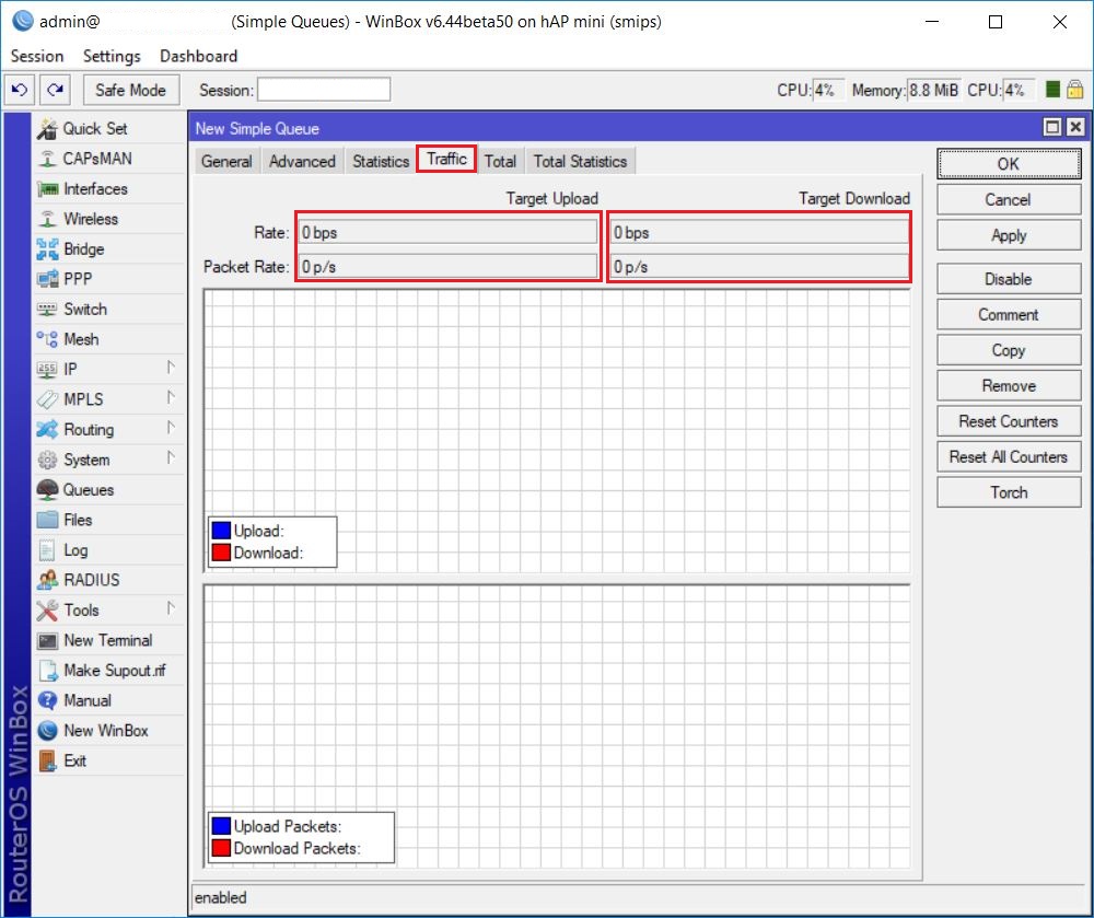 [Trick] เมนูใน Simple Queues เบื้องต้นที่ควรรู้